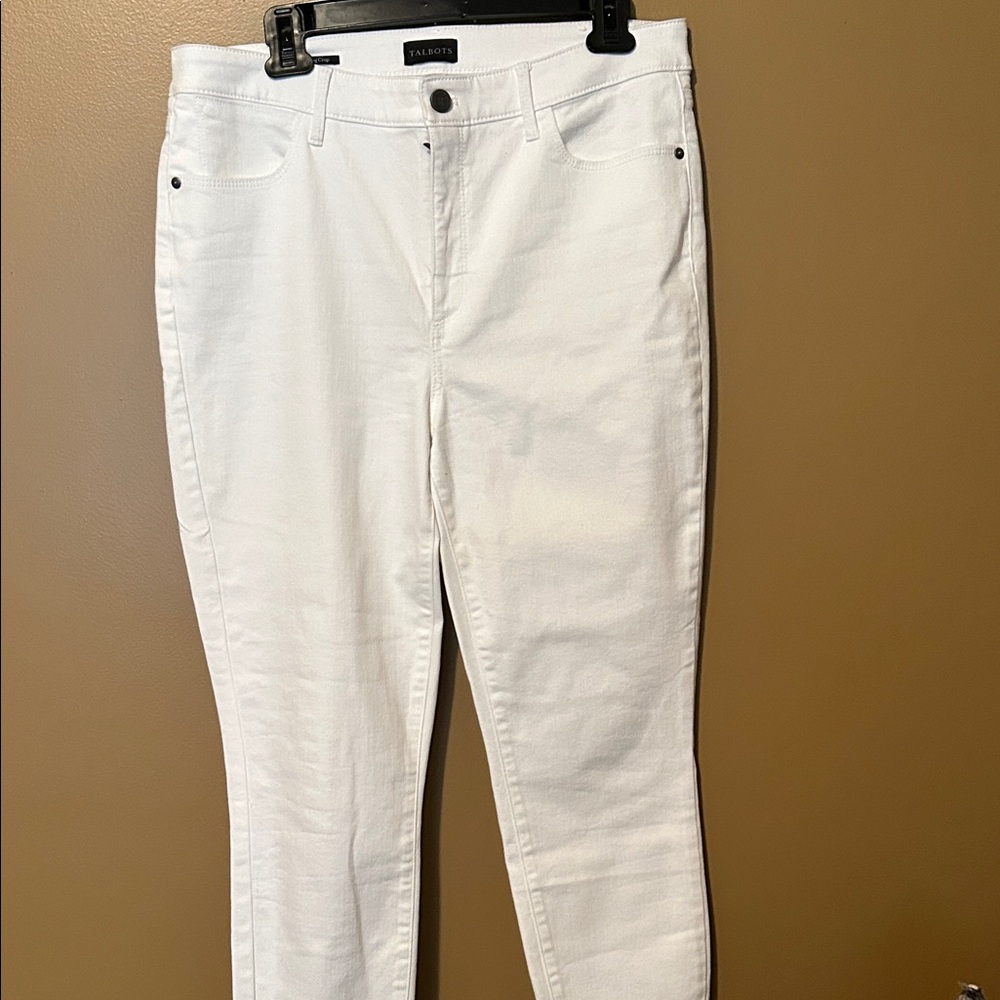 Talbots Women's White Skinny Jeans